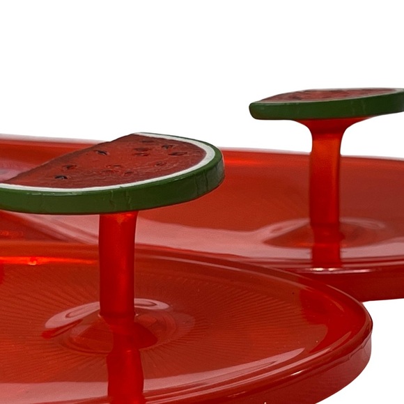 KATY PERRY Sandals The Geli Watermelon Buckle Ankle Strap Flat Jelly Shoes Red 8 - Picture 8 of 17